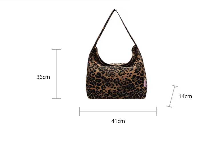 Bolso de Leopardo Vintage