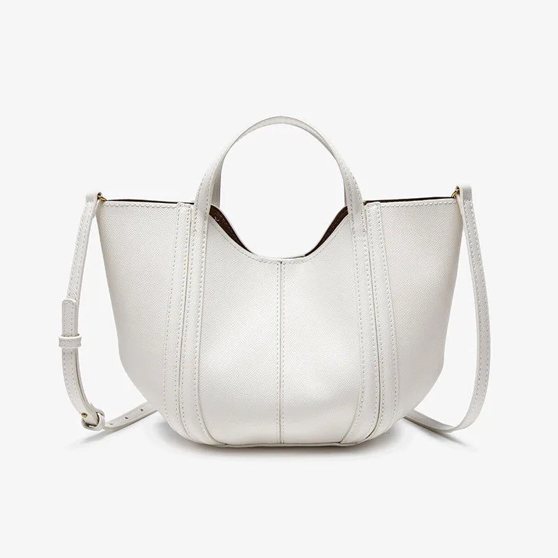 Bolso Bandolera con Decoración de Costuras