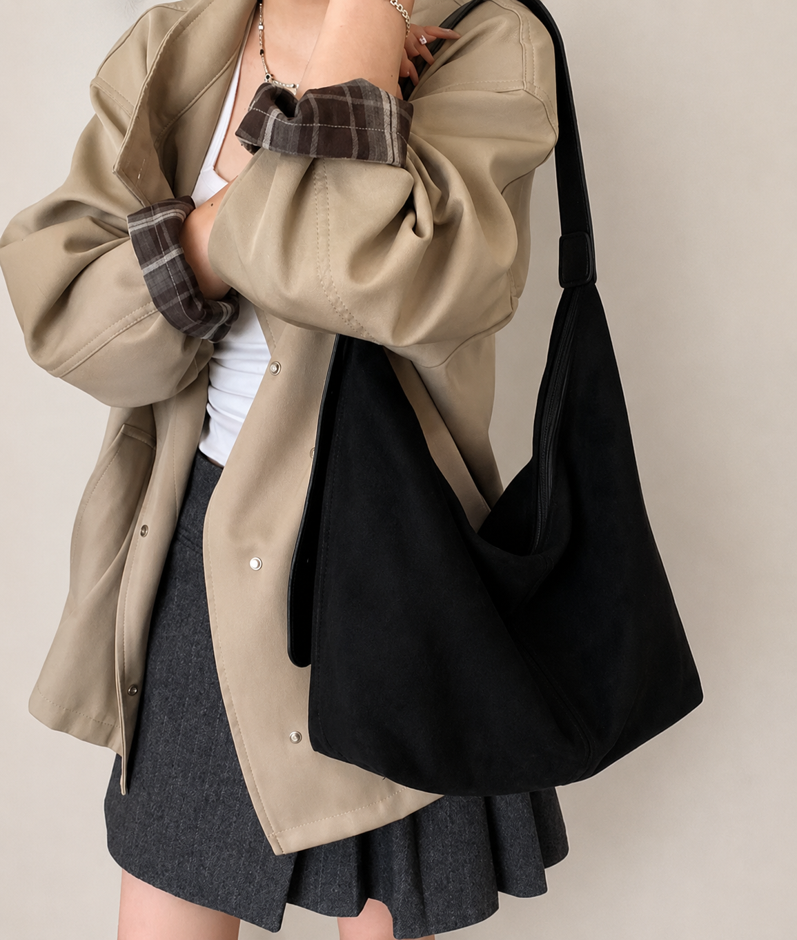 Bolso de Hombro Estilo Minimalista