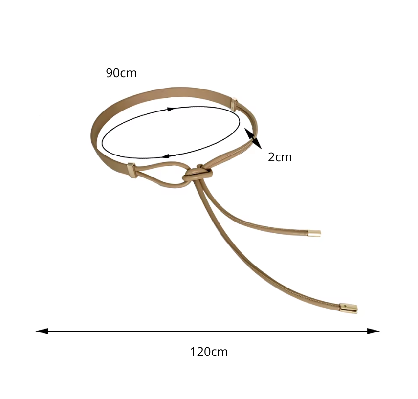 Cinturón de Mujer en PU con Diseño Elegante y Ajustable