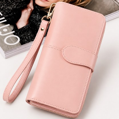 Cartera Efecto Encerado Vintage