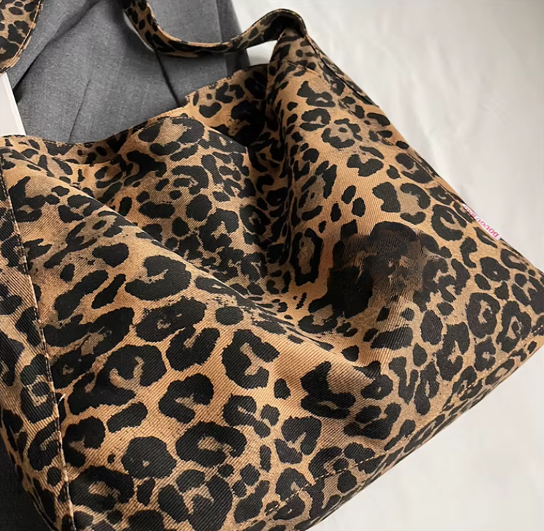 Bolso de Leopardo Vintage