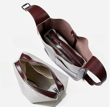 Bolso en Cuero Genuino con Diseño Elegante y Funcional
