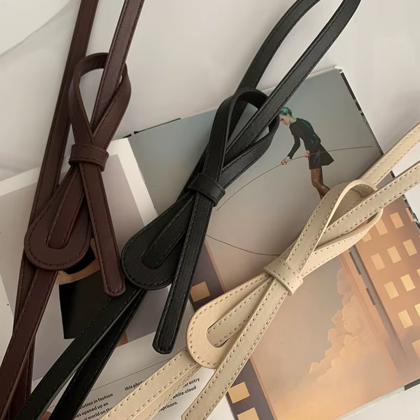 Cinturón Femenino Salvaje con Lazo Anudad