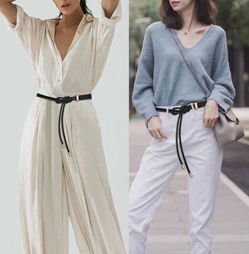 Cinturón de Mujer en PU con Diseño Elegante y Ajustable