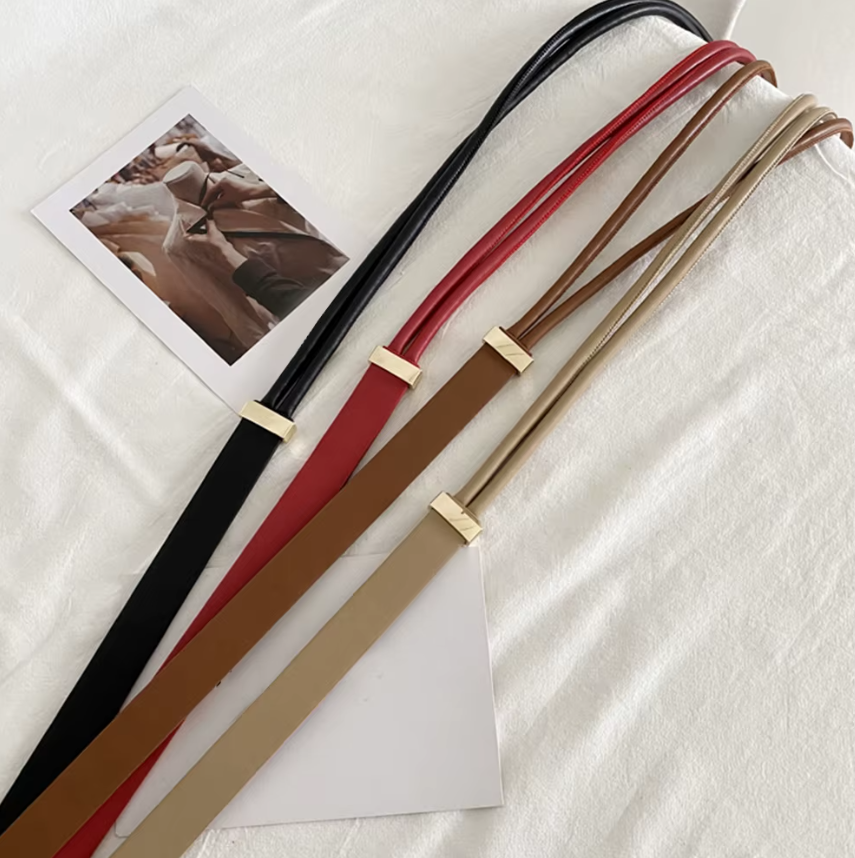 Cinturón de Mujer en PU con Diseño Elegante y Ajustable