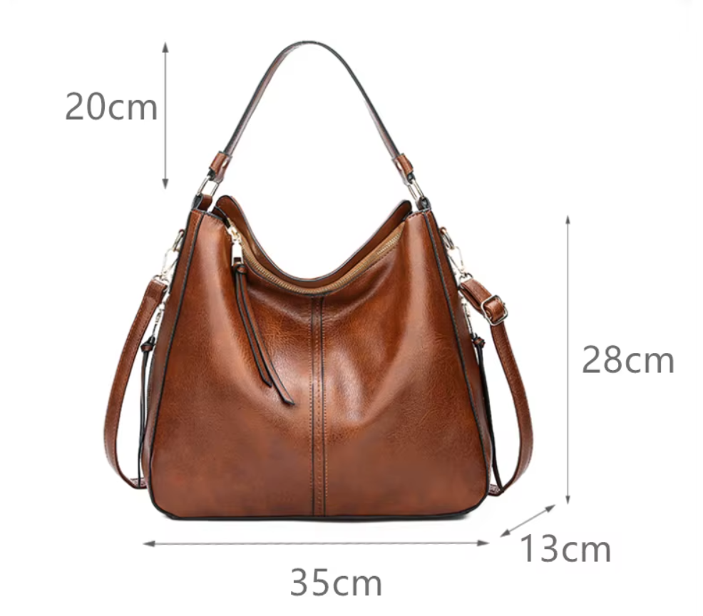 Bolso Hobo de Cuero Vegano