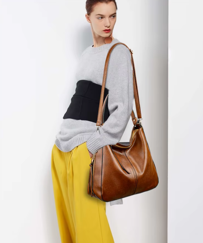 Bolso Hobo de Cuero Vegano