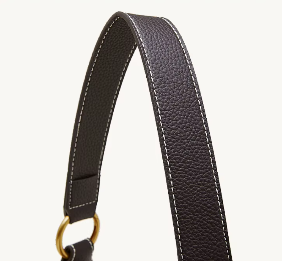 Bolso Bandolera Media Luna de Cuero Genuino