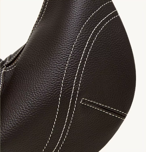 Bolso Bandolera Media Luna de Cuero Genuino