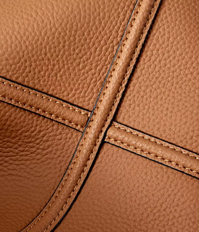 Bolso Tipo Bucket Cuero Genuino