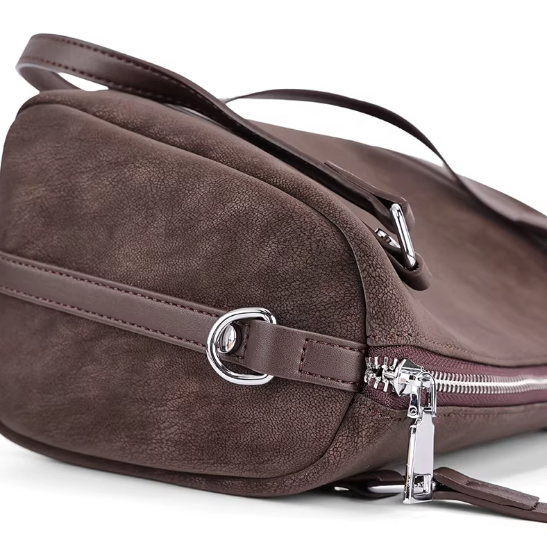 Bolso Bandolera de Ante Natural