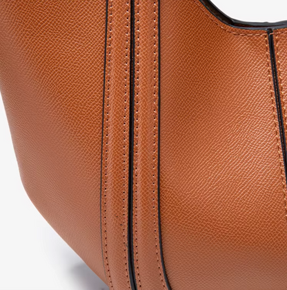 Bolso Bandolera con Decoración de Costuras