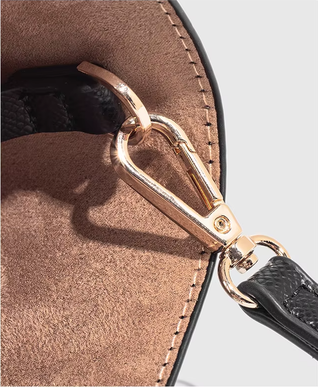 Bolso Bandolera con Decoración de Costuras