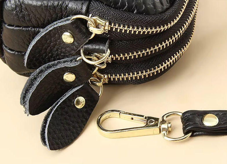 Bolso de Mano de Cuero con Diseño de Estampado de Serpiente