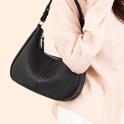 Bolso de cuero genuino diseño classico y atemporal