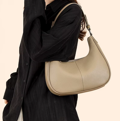 Bolso de cuero genuino diseño classico y atemporal