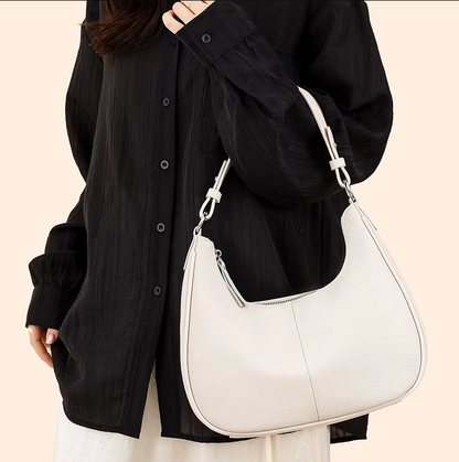 Bolso de cuero genuino diseño classico y atemporal