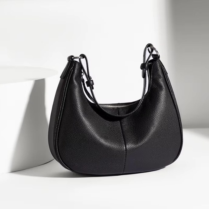 Bolso de cuero genuino diseño classico y atemporal