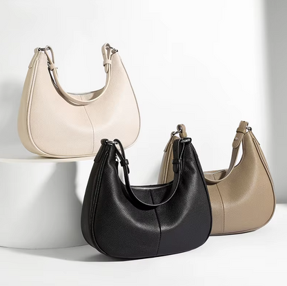 Bolso de cuero genuino diseño classico y atemporal