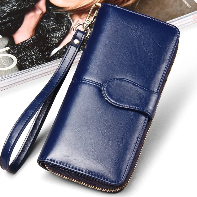 Cartera Efecto Encerado Vintage