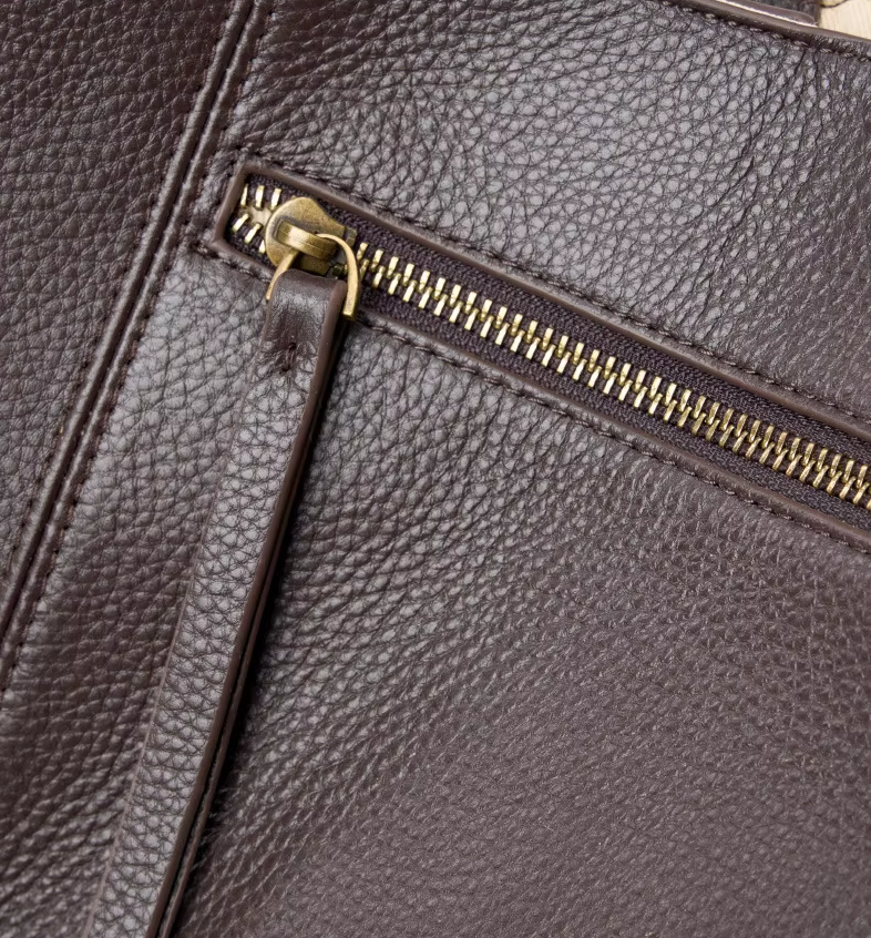 Bolso Hobo de Cuero Genuíno