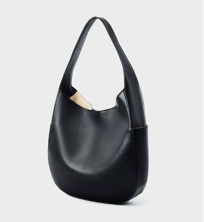 Bolso Hobo de Cuero Genuíno