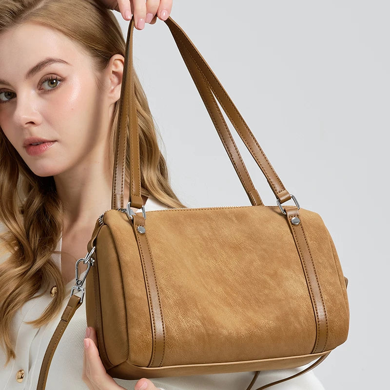 Bolso Bandolera de Ante Natural