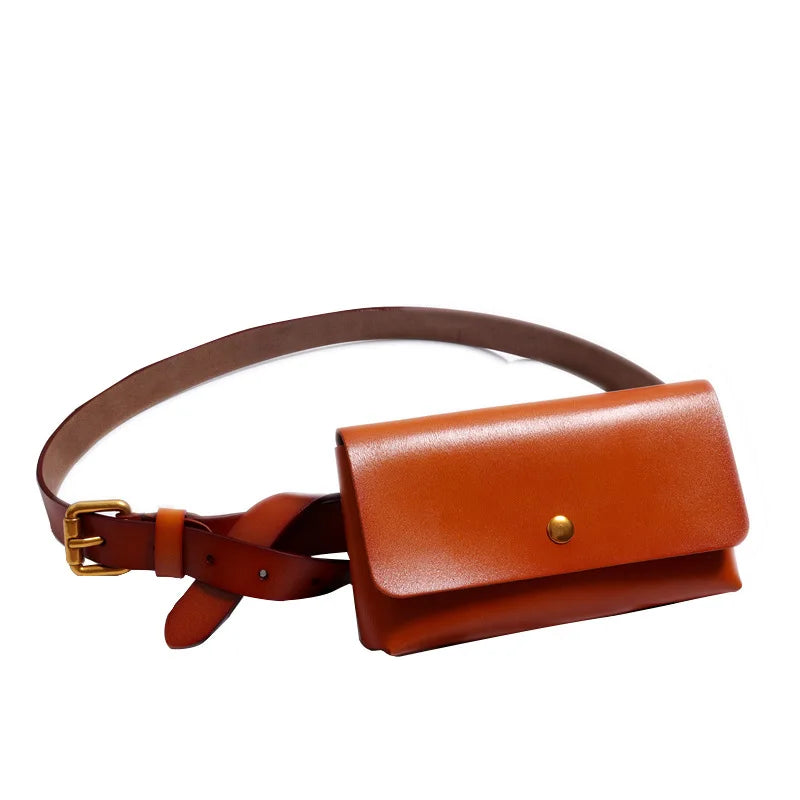 Bolso Cinturón de Cuero Genuino – Elegancia Funcional para tu Día a Día