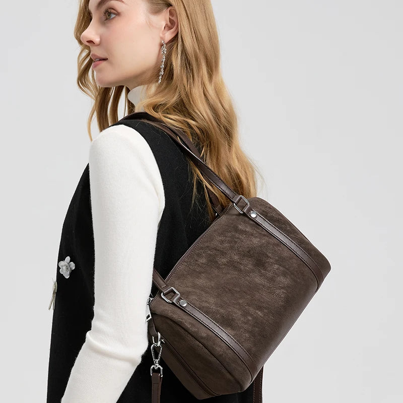 Bolso Bandolera de Ante Natural