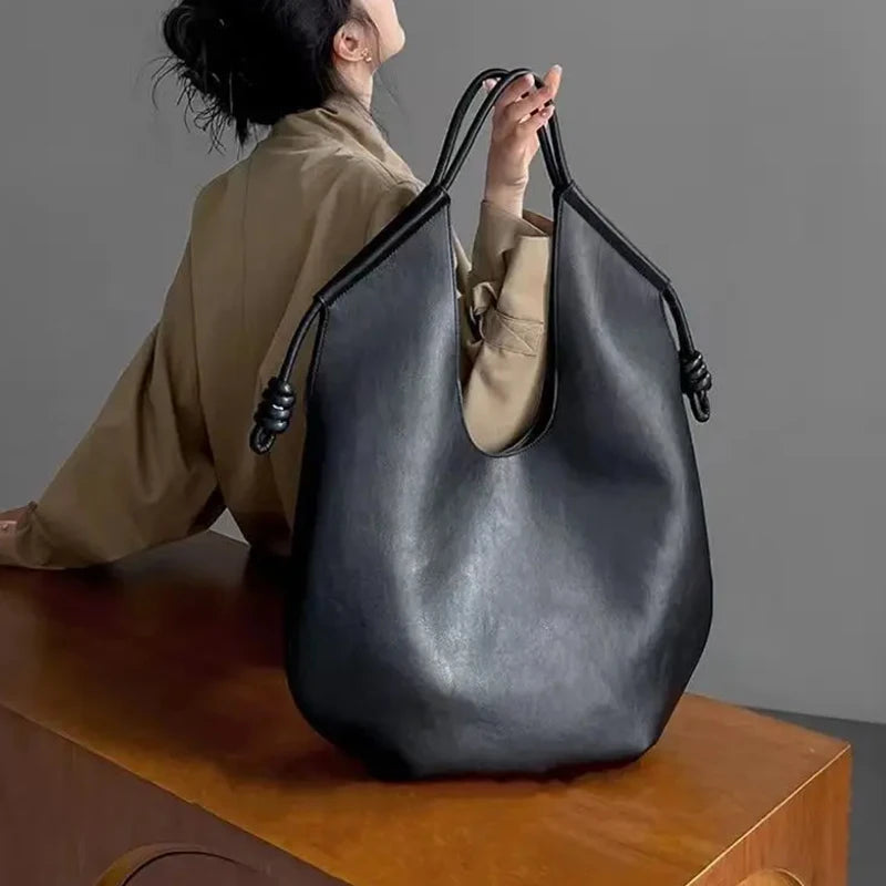 Bolso Oversize Cuero Vegano