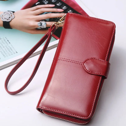 Cartera Efecto Encerado Vintage
