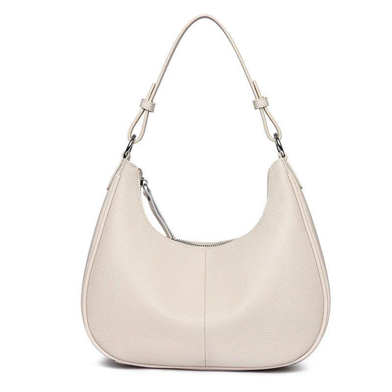 Bolso de cuero genuino diseño classico y atemporal