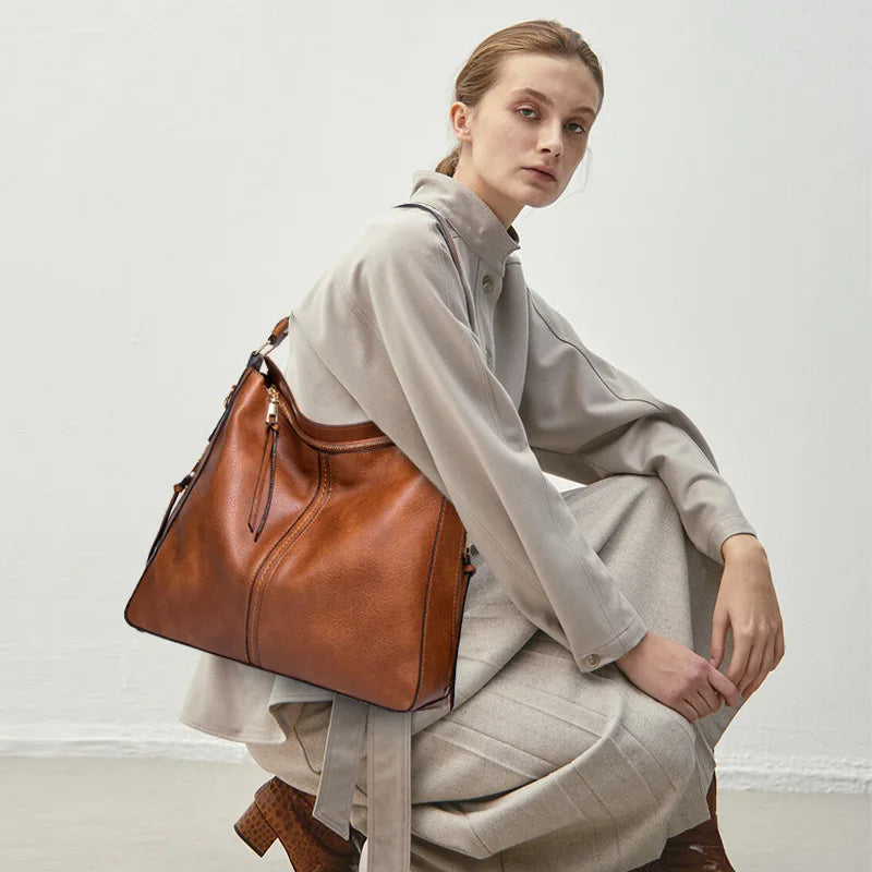 Bolso Hobo de Cuero Vegano