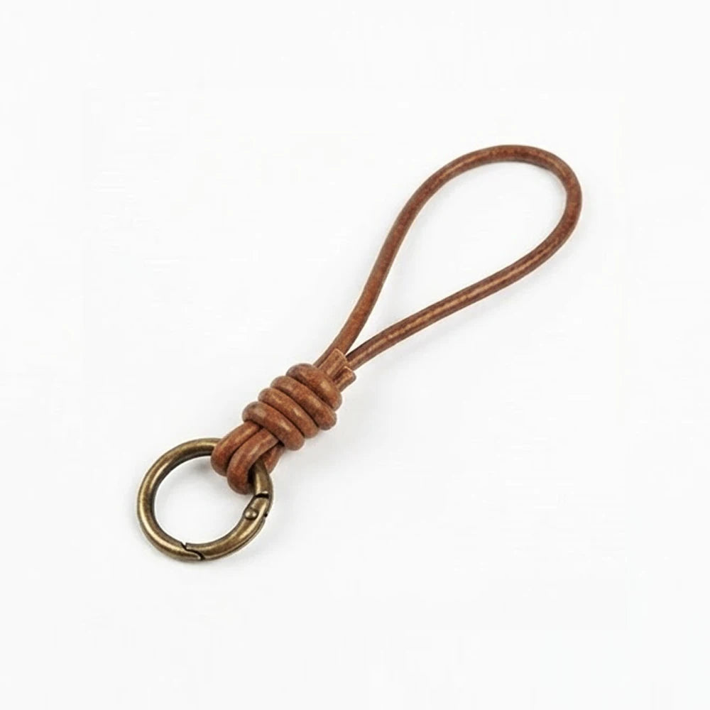 Llavero de Cuero de Estilo Vintage