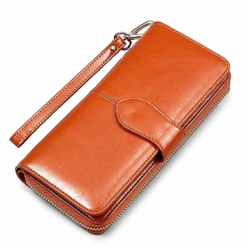 Cartera Efecto Encerado Vintage
