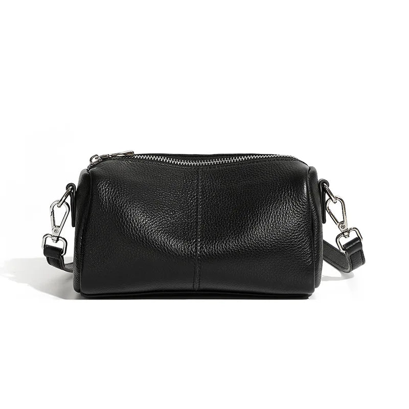 Bolso Bandolera en Cuero Genuino Minimalista