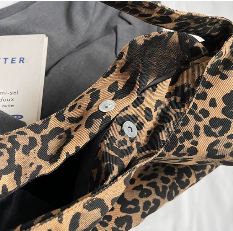 Bolso de Leopardo Vintage