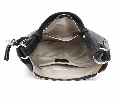 Bolso de cuero genuino diseño classico y atemporal