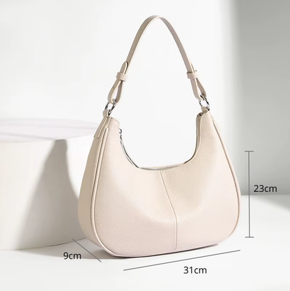 Bolso de cuero genuino diseño classico y atemporal