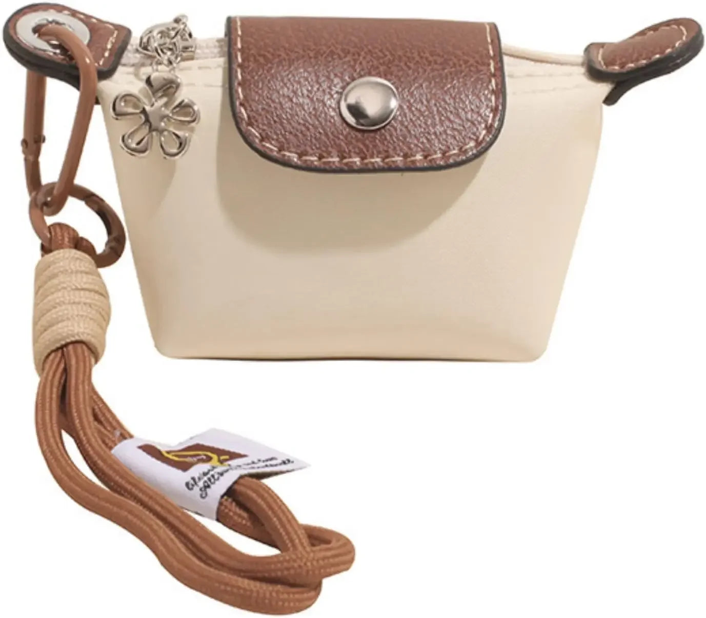 Monedero con pulsera de muñeca y llavero