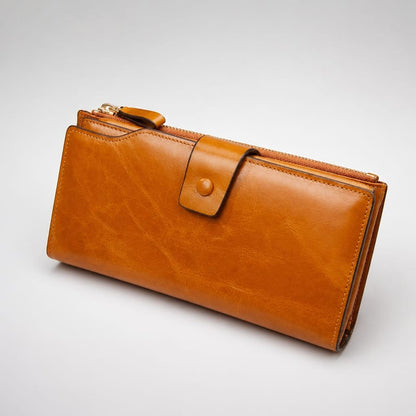 Cartera Monedero de piel Auténtica