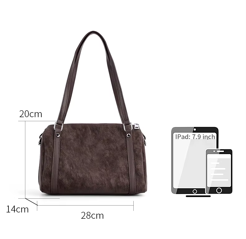 Bolso Bandolera de Ante Natural